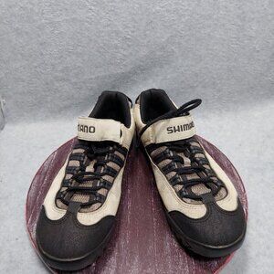 Shimano Black and Cream Athletic Shoes